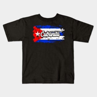 cuban flag Cuba Cubanita for proud Cubans Kids T-Shirt